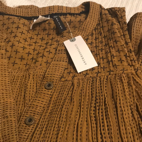 🆕NWT Anthropologie multipattern textured tank top - Picture 8 of 10